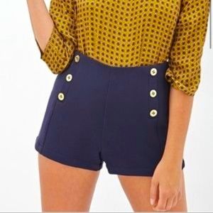 NWT! Navy Blue Sailor Shorts -